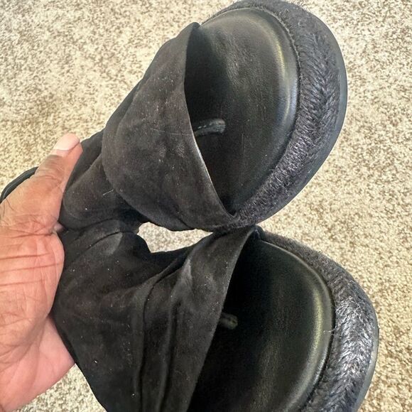 Tory Burch Women's Suede Slingback Espadrille Sandals 11 - Picture 2 of 8